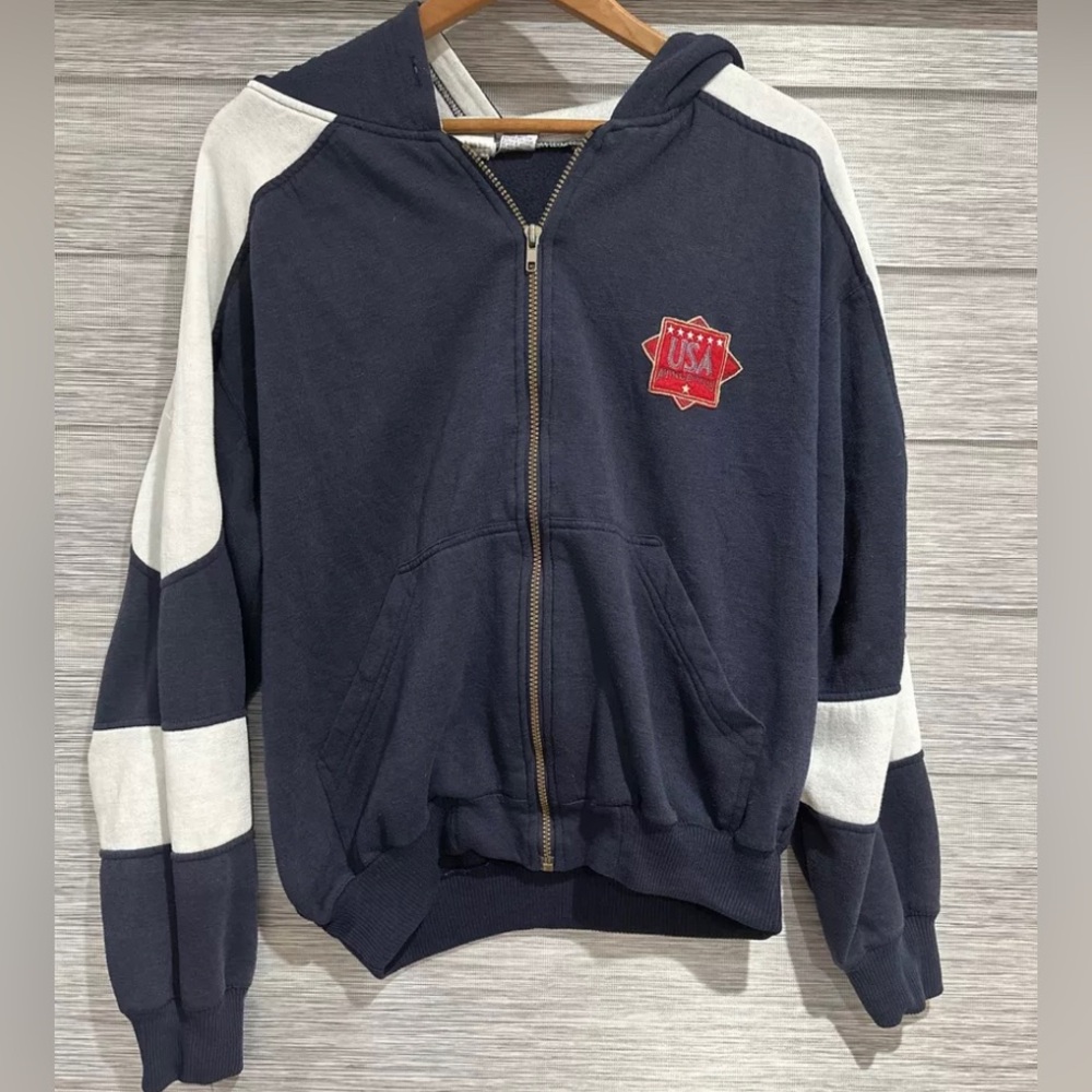 Vintage Macgregor USA Olympic  Pullover Jacket M Retro Sport